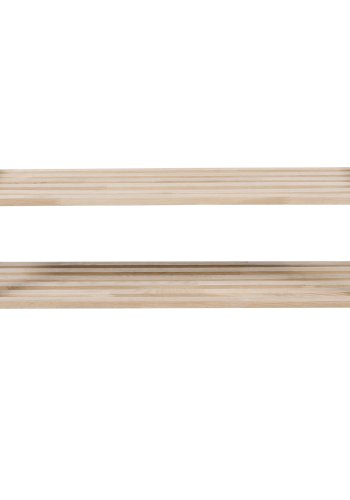 ROWICO rektangulr Confetti skohylde - hvidvasket eg (80x40)