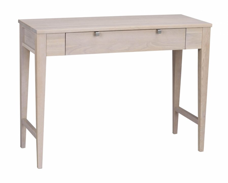ROWICO Confetti konsolbord - hvidpigmenteret eg, m. skuffe