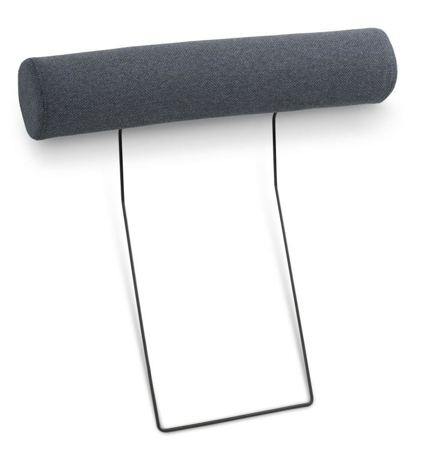 Ask nakkesttte - navy bl polyester stof og sort metal