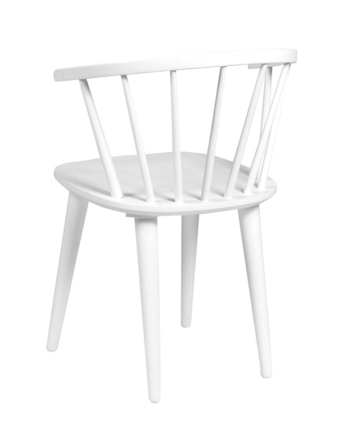 ROWICO Carmen spisebordsstol - hvidt tr, m. armln