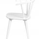 ROWICO Carmen spisebordsstol - hvidt tr, m. armln