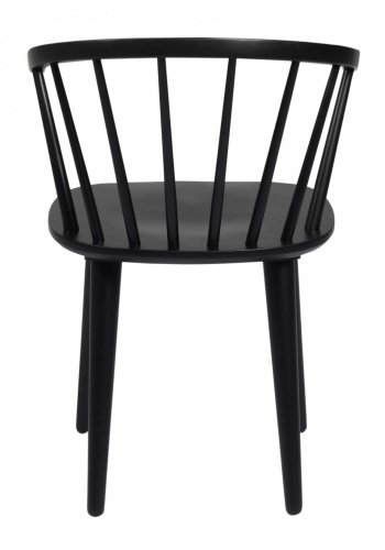 ROWICO Carmen spisebordsstol - sort tr, m. armln