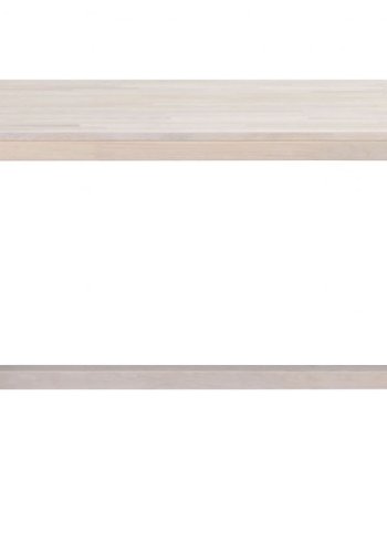 ROWICO Brooklyn spisebord - hvidpigmenteret eg m. udtrk (170x95)