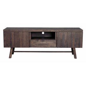 ROWICO Brooklyn TV-bord - rget eg, m. 2 lger, 1 skuffe og 1 rum