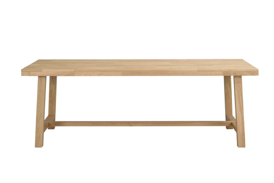 ROWICO Brooklyn spisebord - brstet eg m. udtrk (220x95)