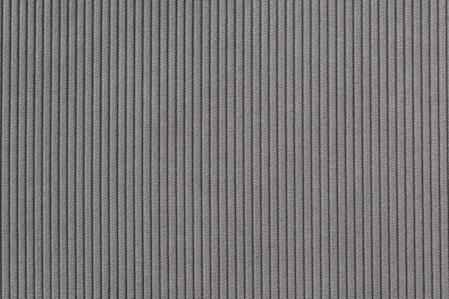 ZUIVER Ridge Rib spisebordsstol - lysegr fljl polyester og slv krom