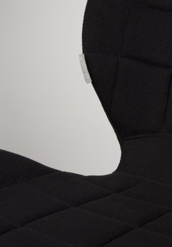 ZUIVER OMG spisebordsstol - sort polyester og sort jern