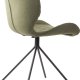 ZUIVER OMG spisebordsstol - grn polyester og sort jern