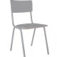 ZUIVER Back To School spisebordsstol, stabelbar - gr HPL og gr stl