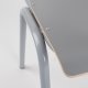 ZUIVER Back To School spisebordsstol, stabelbar - gr HPL og gr stl