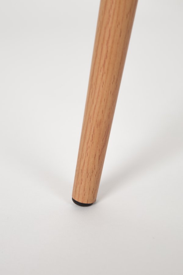 WHITE LABEL LIVING Leon spisebordsstol - hvid polypropylen og jern