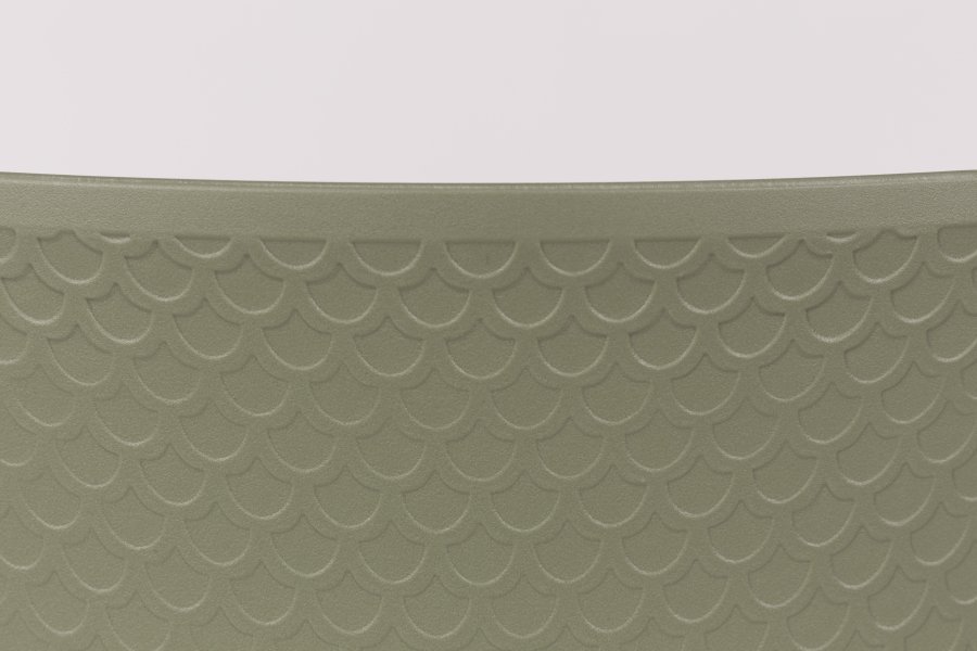 WHITE LABEL LIVING Leon spisebordsstol - grn polypropylen og jern