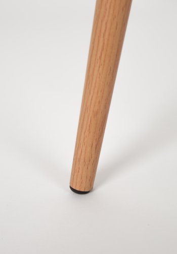 WHITE LABEL LIVING Leon spisebordsstol - grn polypropylen og jern