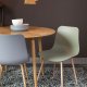 WHITE LABEL LIVING Leon spisebordsstol - grn polypropylen og jern