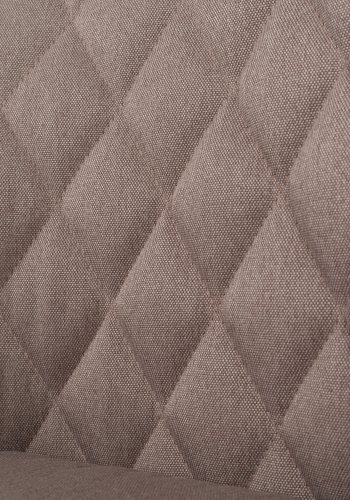 WHITE LABEL LIVING Conway spisebordsstol - beige stof og bgetr