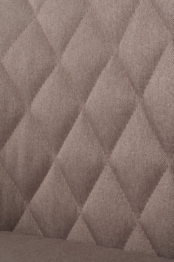 WHITE LABEL LIVING Conway spisebordsstol - beige stof og bgetr