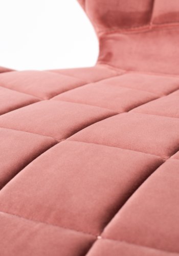 ZUIVER OMG spisebordsstol - lyserd fljl og sort jern