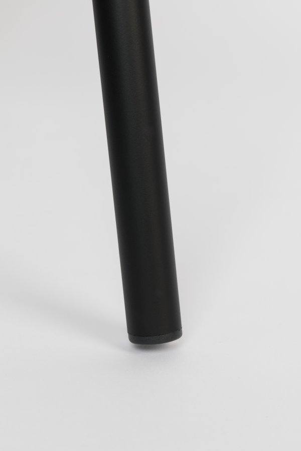 ZUIVER Back To School spisebordsstol, stabelbar - mat petrol HPL og sort stl