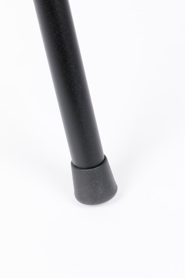 ZUIVER Back To School havestol, stabelbar - sort aluminium