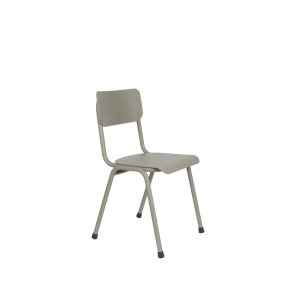 ZUIVER Back To School havestol, stabelbar - mosgrn aluminium