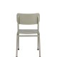 ZUIVER Back To School havestol, stabelbar - mosgrn aluminium