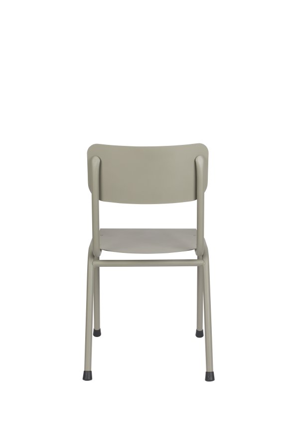 ZUIVER Back To School havestol, stabelbar - mosgrn aluminium