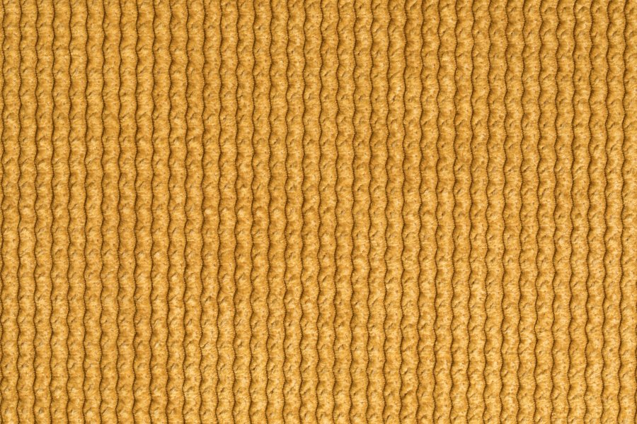 ZUIVER Benson spisebordsstol - okkergul fljl polyester/nylon og sort stl