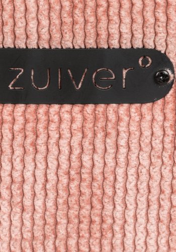 ZUIVER Benson spisebordsstol - lyserd fljl polyester/nylon og sort stl