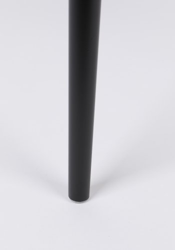 WHITE LABEL LIVING Gigi spisebordsstol - sort polypropylen og stl