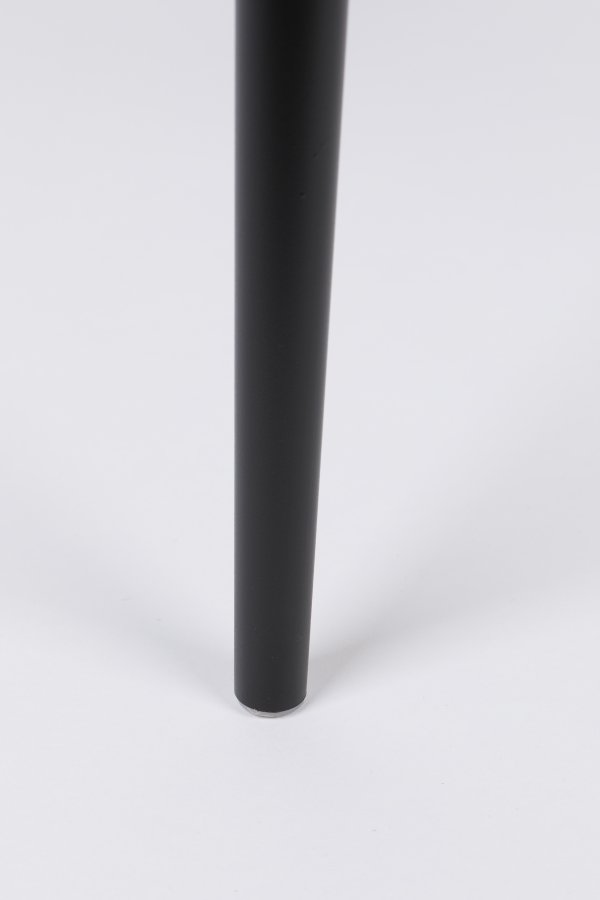 WHITE LABEL LIVING Gigi spisebordsstol - sort polypropylen og stl