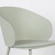 WHITE LABEL LIVING Gigi spisebordsstol - mint polypropylen og stl
