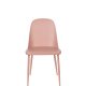 WHITE LABEL LIVING Pip spisebordsstol - lyserd polypropylen og metal