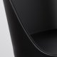 WHITE LABEL LIVING Pip spisebordsstol - sort polypropylen og metal