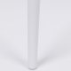 WHITE LABEL LIVING Pip spisebordsstol - hvid polypropylen og metal