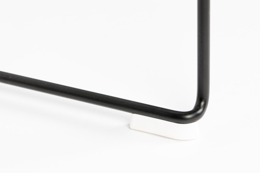 WHITE LABEL LIVING Stacks spisebordsstol, stabelbar - hvid polypropylen og stl