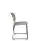 WHITE LABEL LIVING Stacks spisebordsstol, stabelbar - gr polypropylen og stl