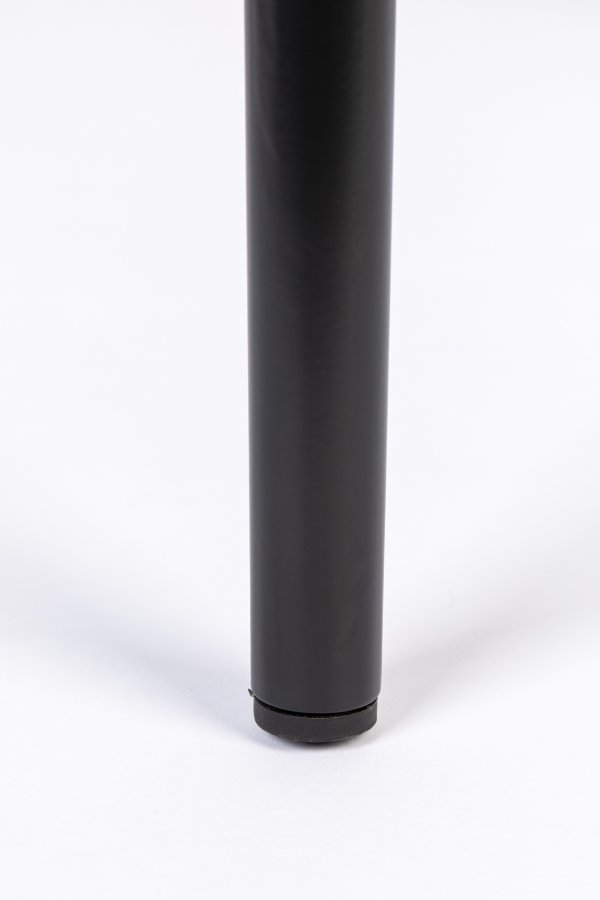 ZUIVER Spike spisebordsstol - natur rattan, gr polyester og sort stl