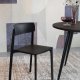 WHITE LABEL LIVING Clive spisebordsstol - sort polypropylen