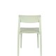 WHITE LABEL LIVING Clive spisebordsstol - lysegrn polypropylen