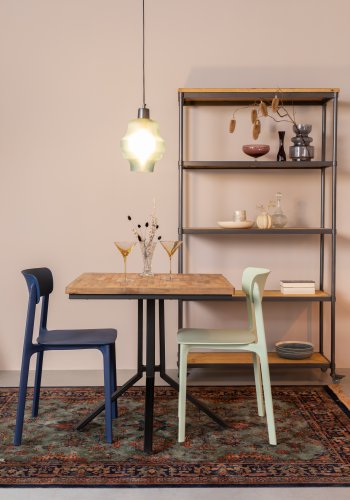 WHITE LABEL LIVING Clive spisebordsstol - lysegrn polypropylen