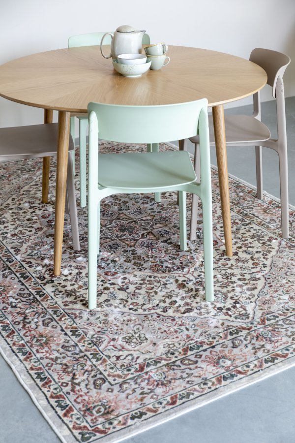 WHITE LABEL LIVING Clive spisebordsstol - lysegrn polypropylen