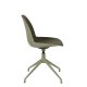 ZUIVER Albert Kuip spisebordsstol, m. drejefunktion - grn polyester og grn aluminium