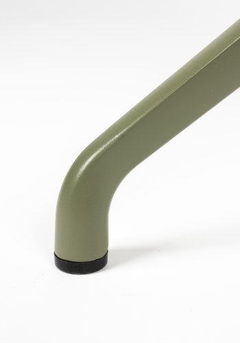 ZUIVER Albert Kuip spisebordsstol, m. drejefunktion - grn polyester og grn aluminium