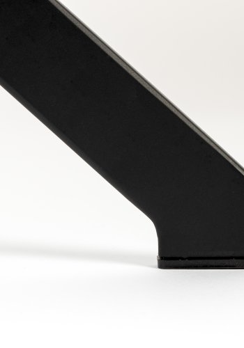 ZUIVER Tyler spisebordsstol, m. drejefunktion - hvid bouclé stof og sort stl