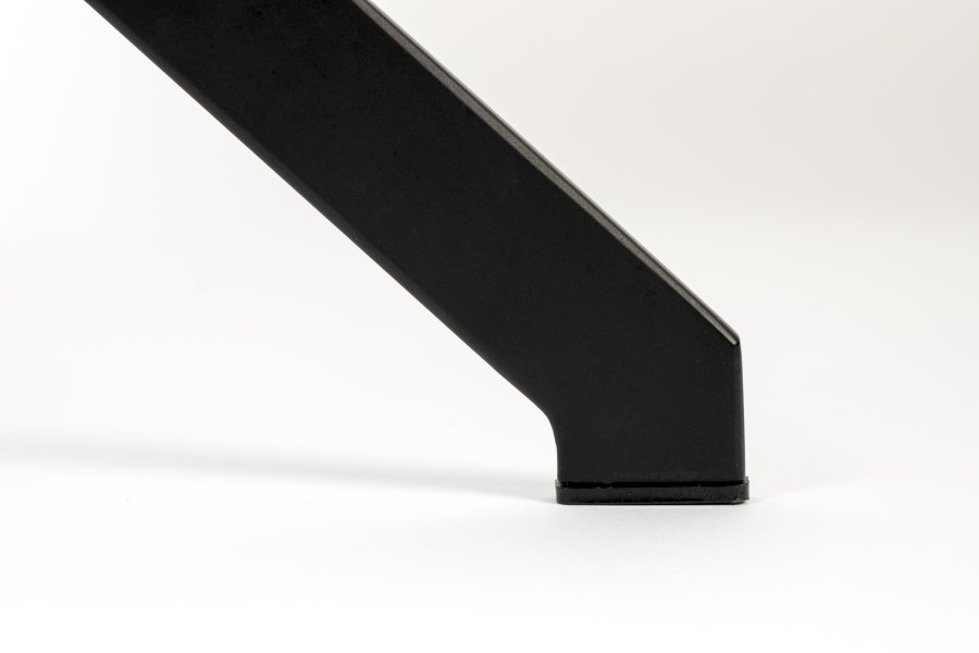 ZUIVER Tyler spisebordsstol, m. drejefunktion - hvid bouclé stof og sort stl