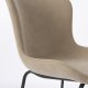 WHITE LABEL LIVING Junzo spisebordsstol - taupe fljl og metal