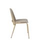 ZUIVER Clip spisebordsstol - beige polyester, egefinér og metal