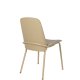 ZUIVER Clip spisebordsstol - beige polyester, egefinér og metal