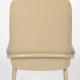 ZUIVER Clip spisebordsstol - beige polyester, egefinér og metal