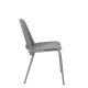 ZUIVER Clip spisebordsstol - gr polyester, egefinér og metal